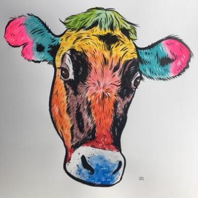 Colorful Cow