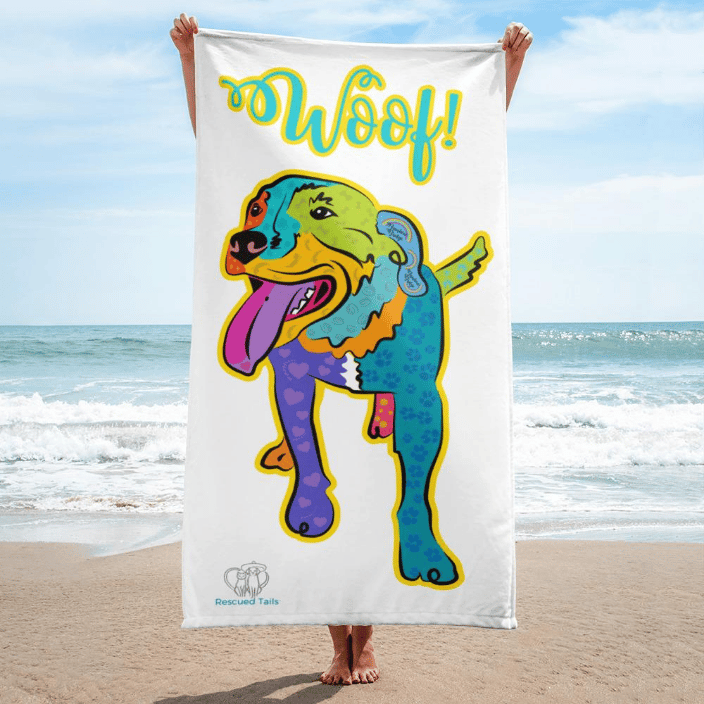 Beach Towel: "Travis"
