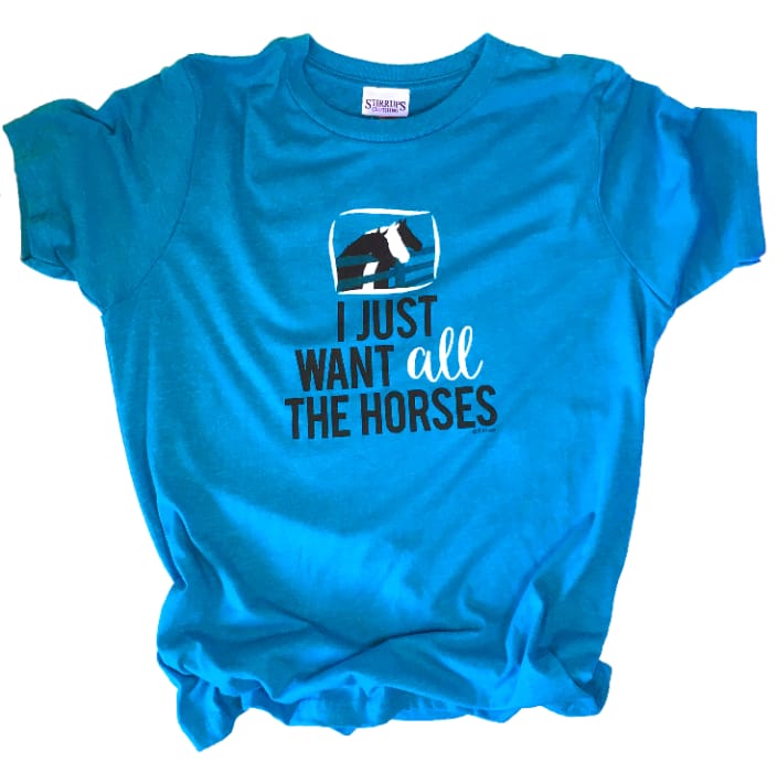 All the Horses Youth T-Shirt, from LaLa Horse
