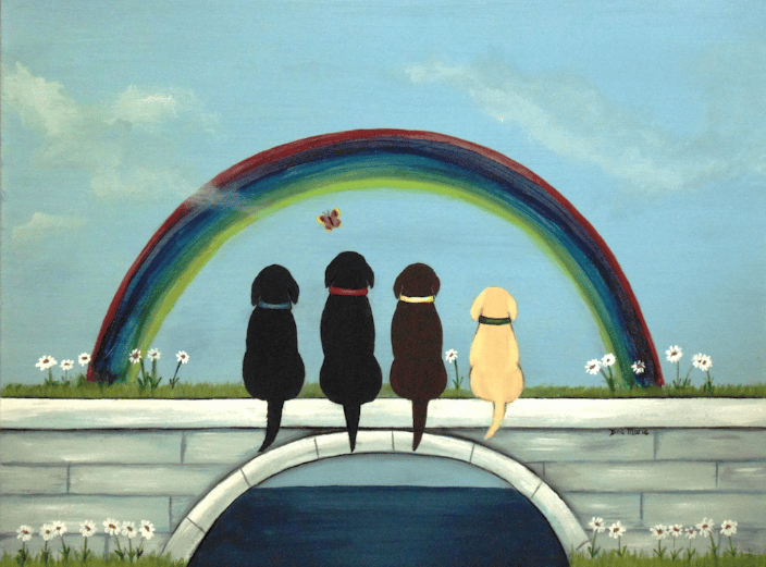 Rainbow bridge dog pet memorial