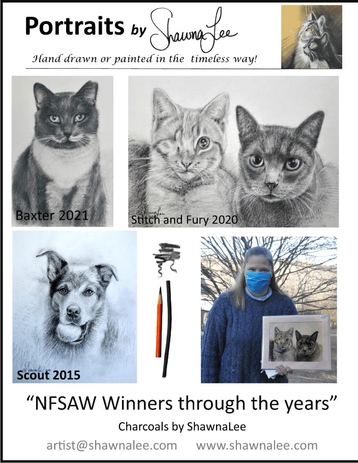 Winners of the NFSAW calendar fundraising contest! CT